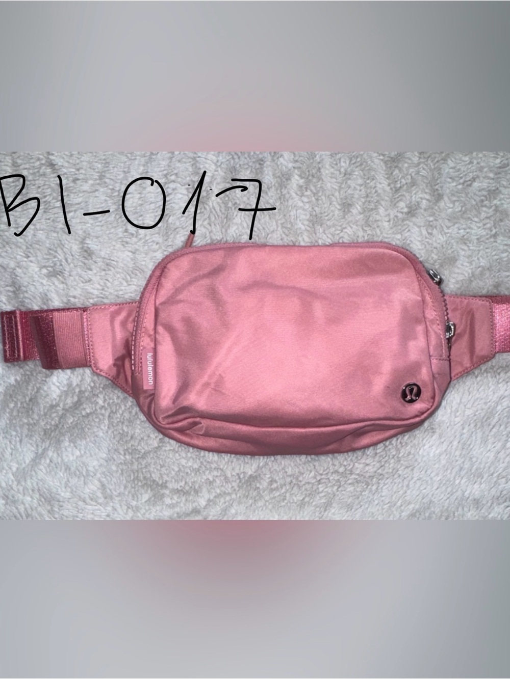 lululemon athletica Rose Pink Crossbody Belt Bag